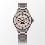 陶瓷圈日月相多功能女士手表W80028M