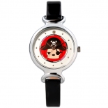 阿狸青春系列时尚亮光漆皮闪钻女表W30002L