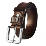 魔术传奇MagoMaga 疯马牛皮真皮皮带休闲商务男士针扣腰带MSPD001